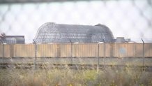Hangar One at Moffett Field. (May 6, 2022)
