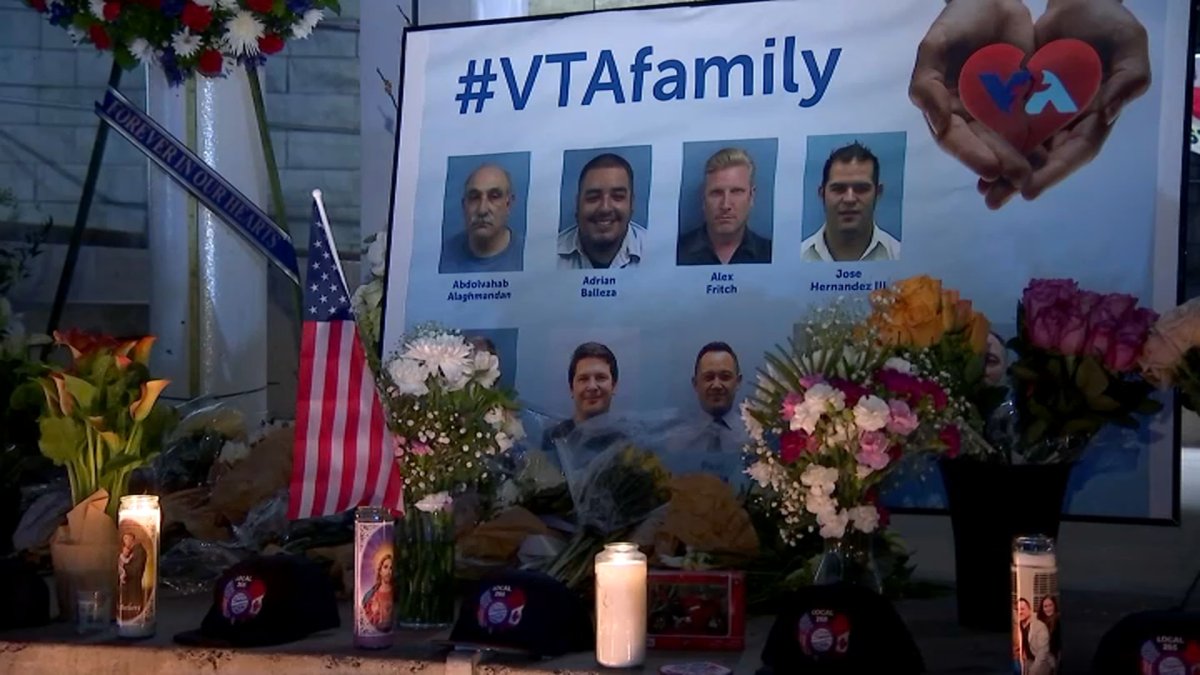 San Jose to Declare Day of Remembrance for Victims of VTA Yard Shooting NBC Bay Area