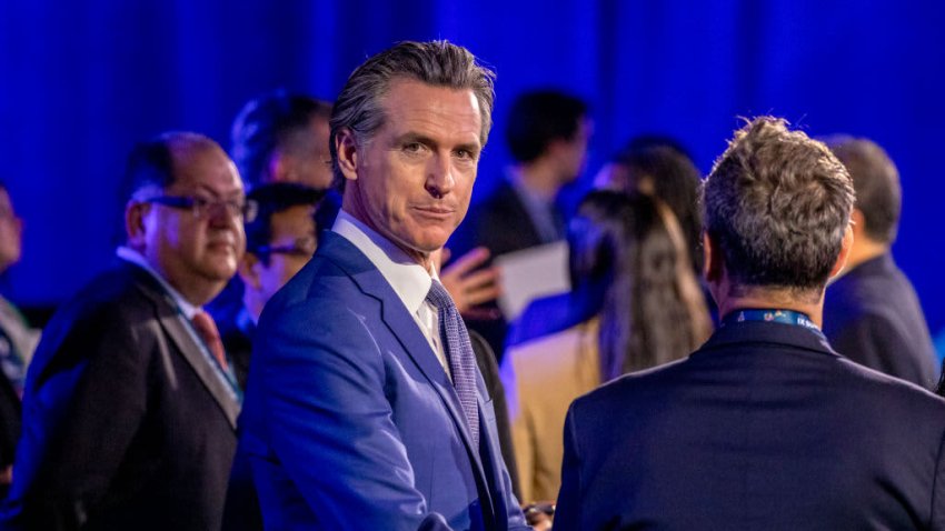 California Gov. Gavin Newsom attending the Summit of the Americas in Los Angeles earlier this June.