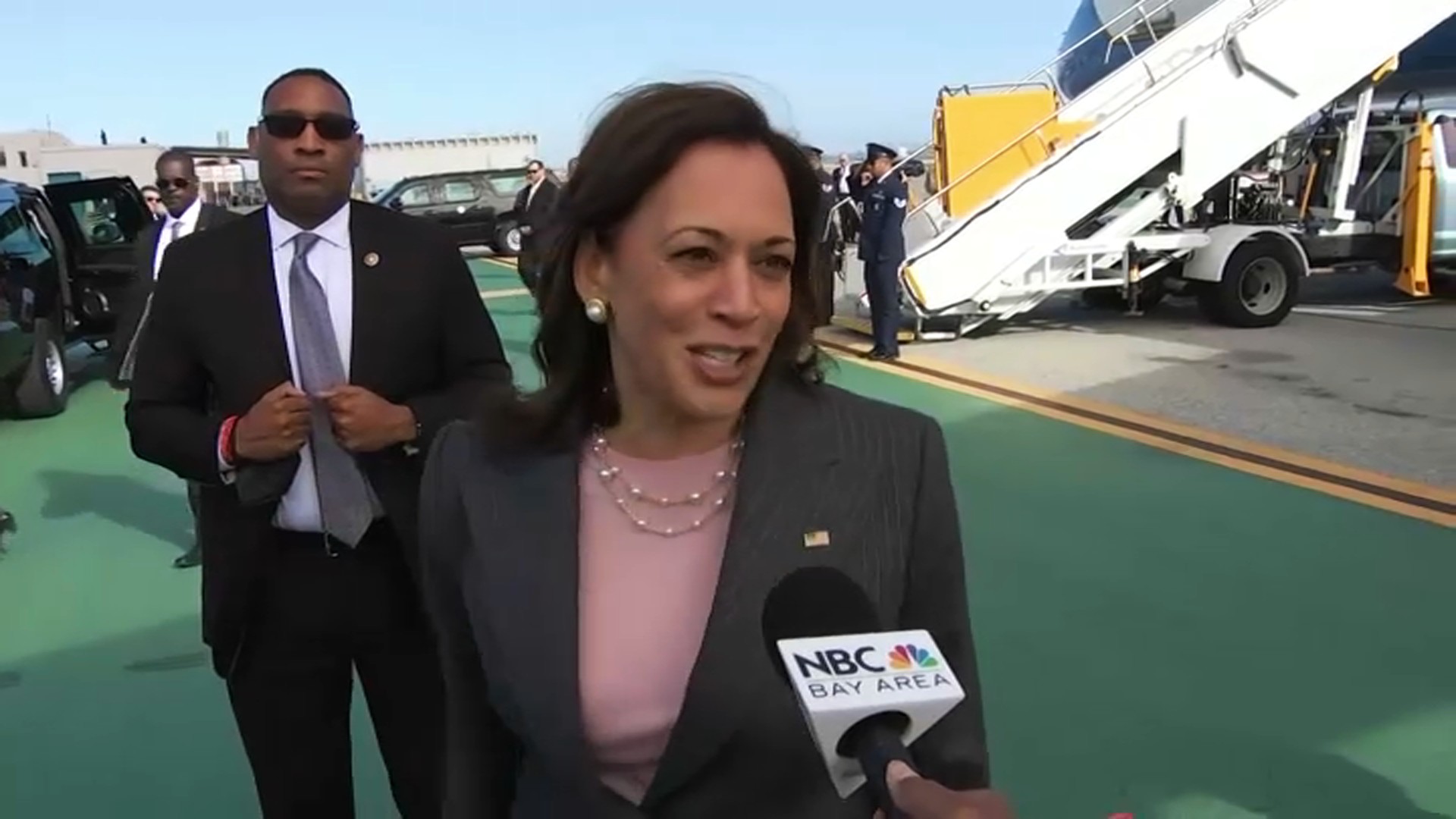 Kamala Harris makes stop in Los Gatos for fundraiser (video)