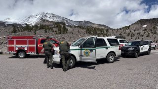 Authorities near Mount Shasta following multiple climbing incidents.