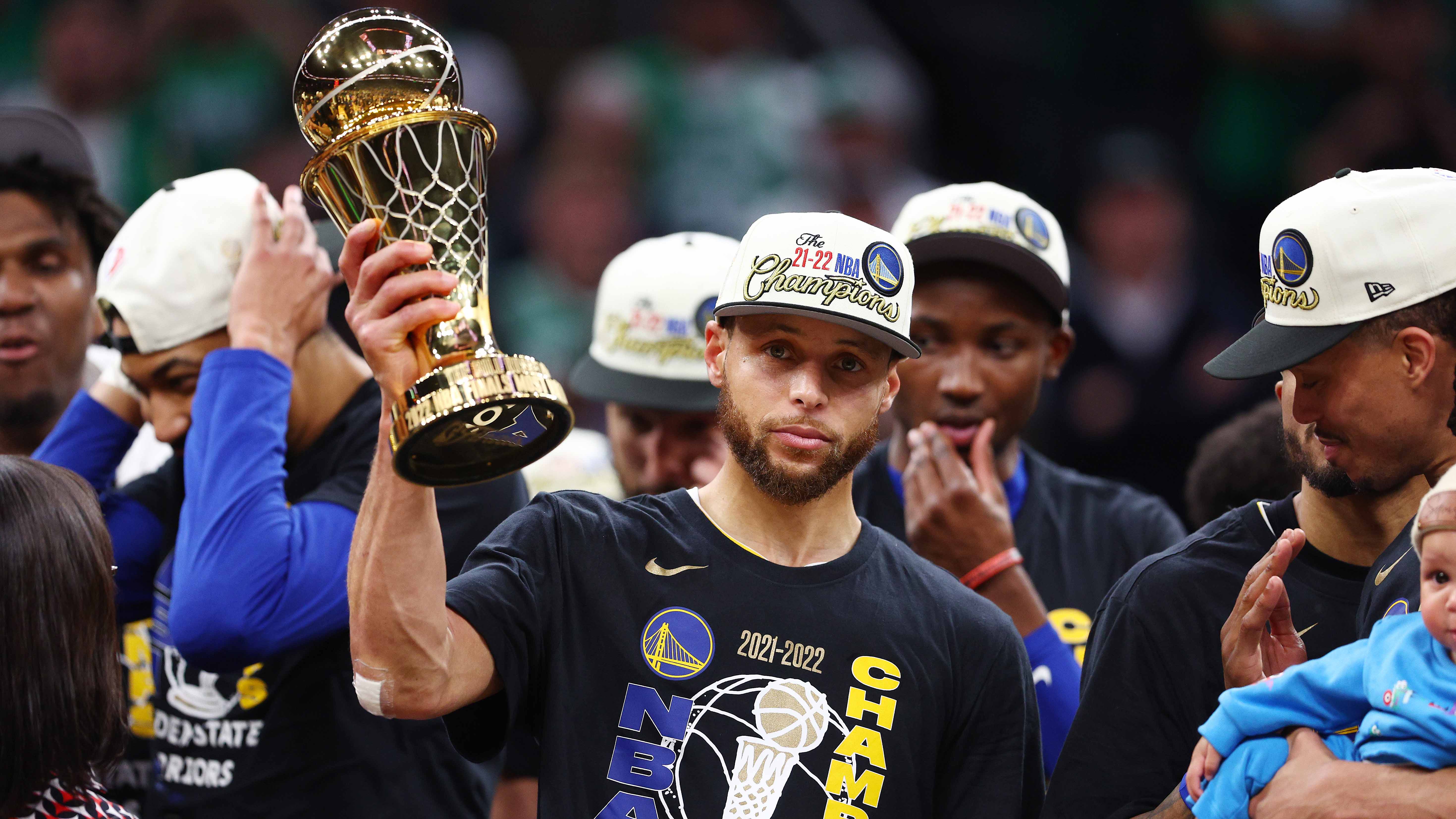 その他 Stephen Curry Golden State Warriors FMVP Warriors' Stephen Curry Wins 2022 NBA Finals MVP After