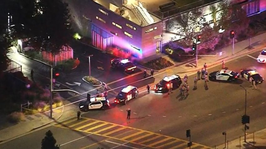 A CHP officer was shot in the San Fernando Valley on Monday, June 13, 2022.