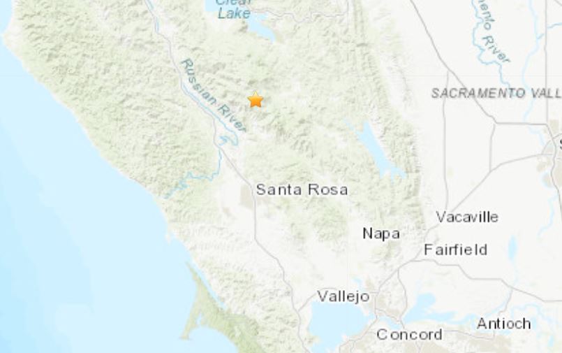 Magnitude 2.7 earthquake reported near Healdsburg – NBC Bay Area