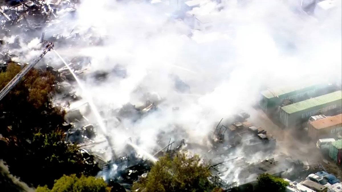 Firefighters Contain 3Alarm Commercial Structure Fire in Vallejo NBC