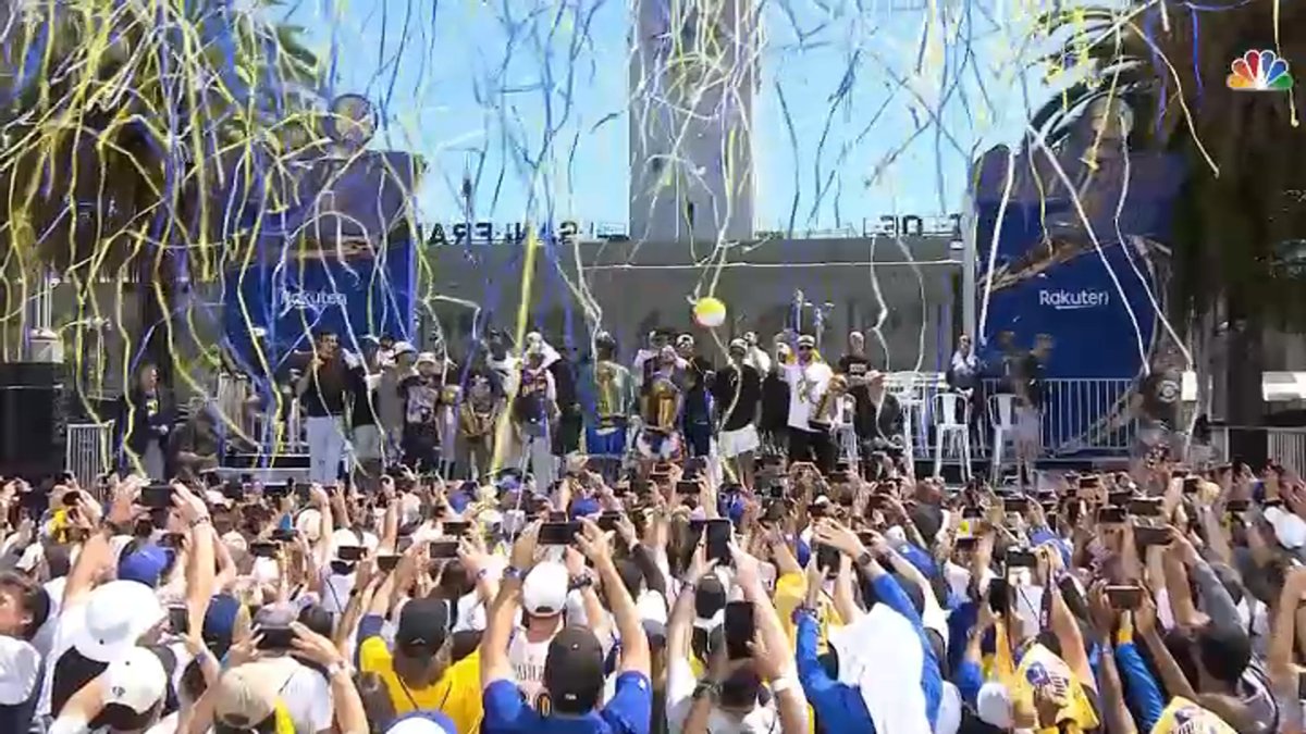 Warriors parade: Bay Area parties with back-to-back champs