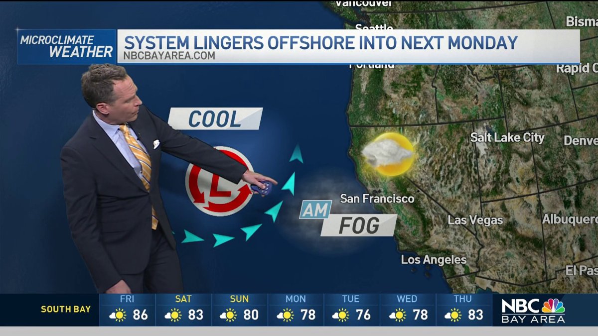 Jeff’s Forecast: Sierra T-storms, AM Fog & Cooling Ahead – NBC Bay Area