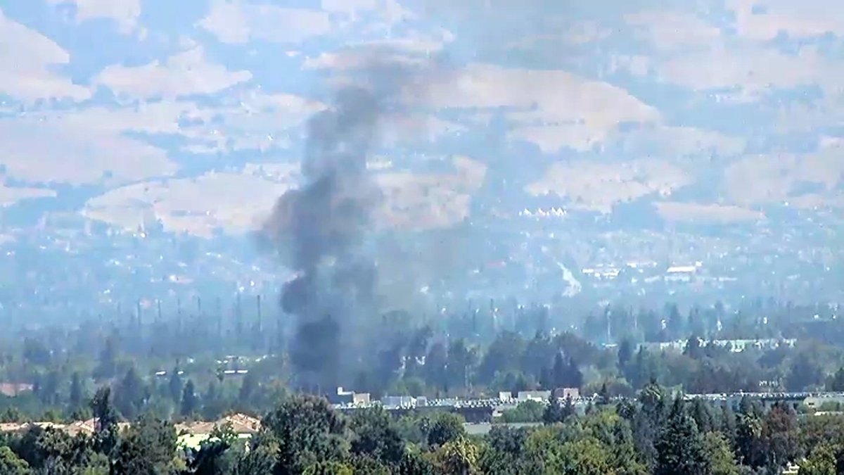 Fire burns structures in san jose nbc bay area