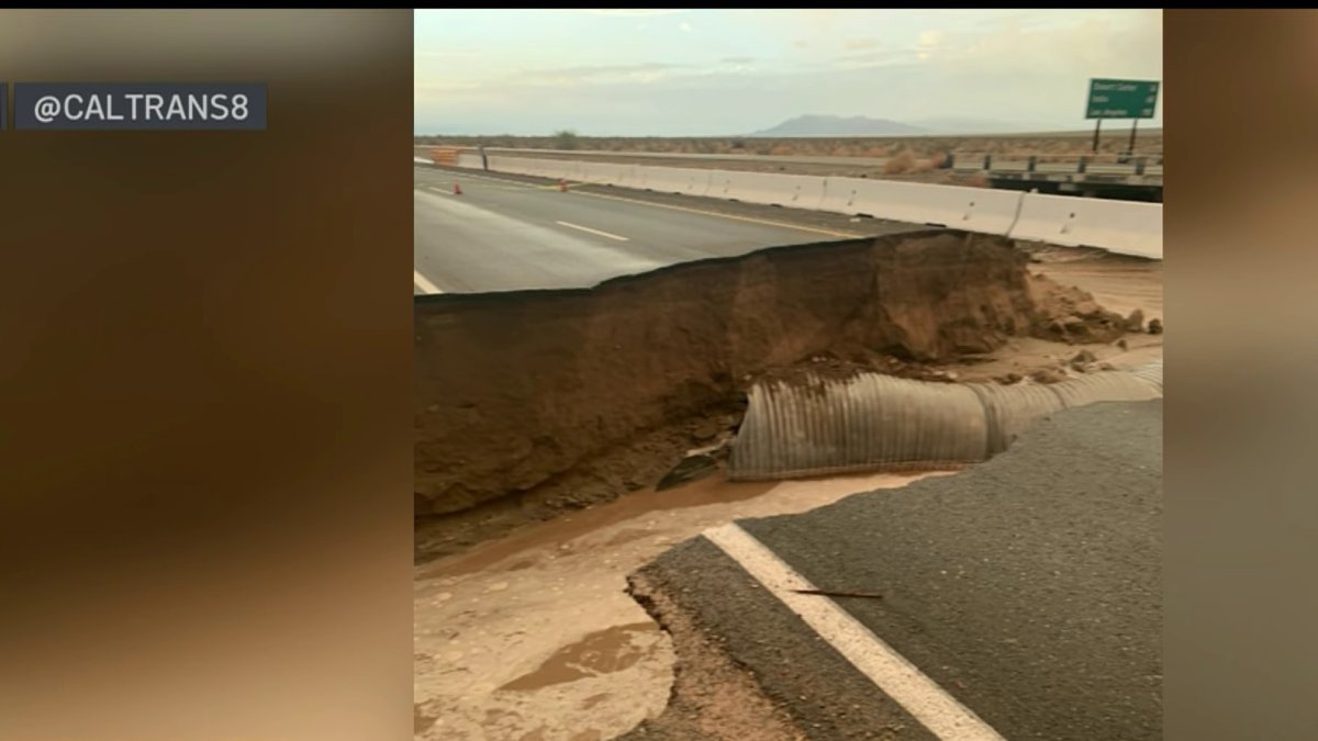 Eastbound 10 Freeway Closed in Riverside County After Washout – NBC Bay Area - Vimarsana News