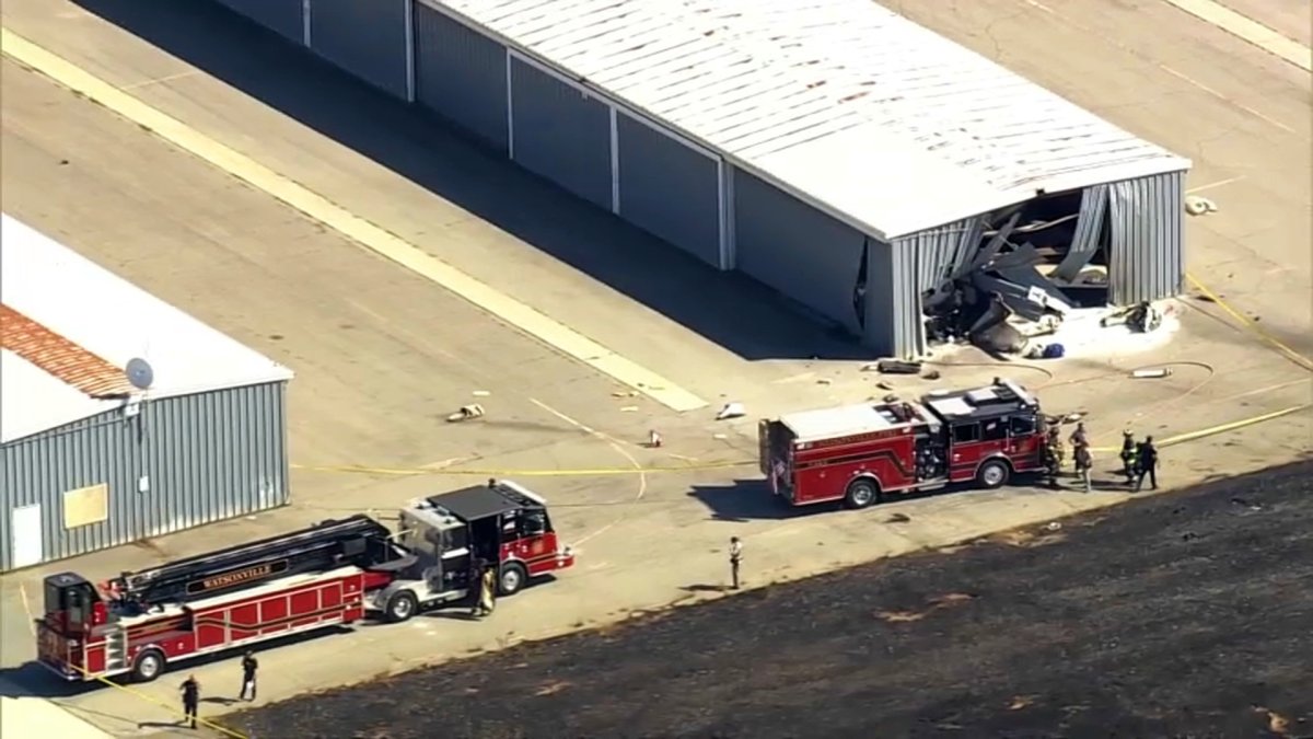 2 Small Planes Crash at Watsonville Airport After Midair Collision During Landing – NBC Bay Area