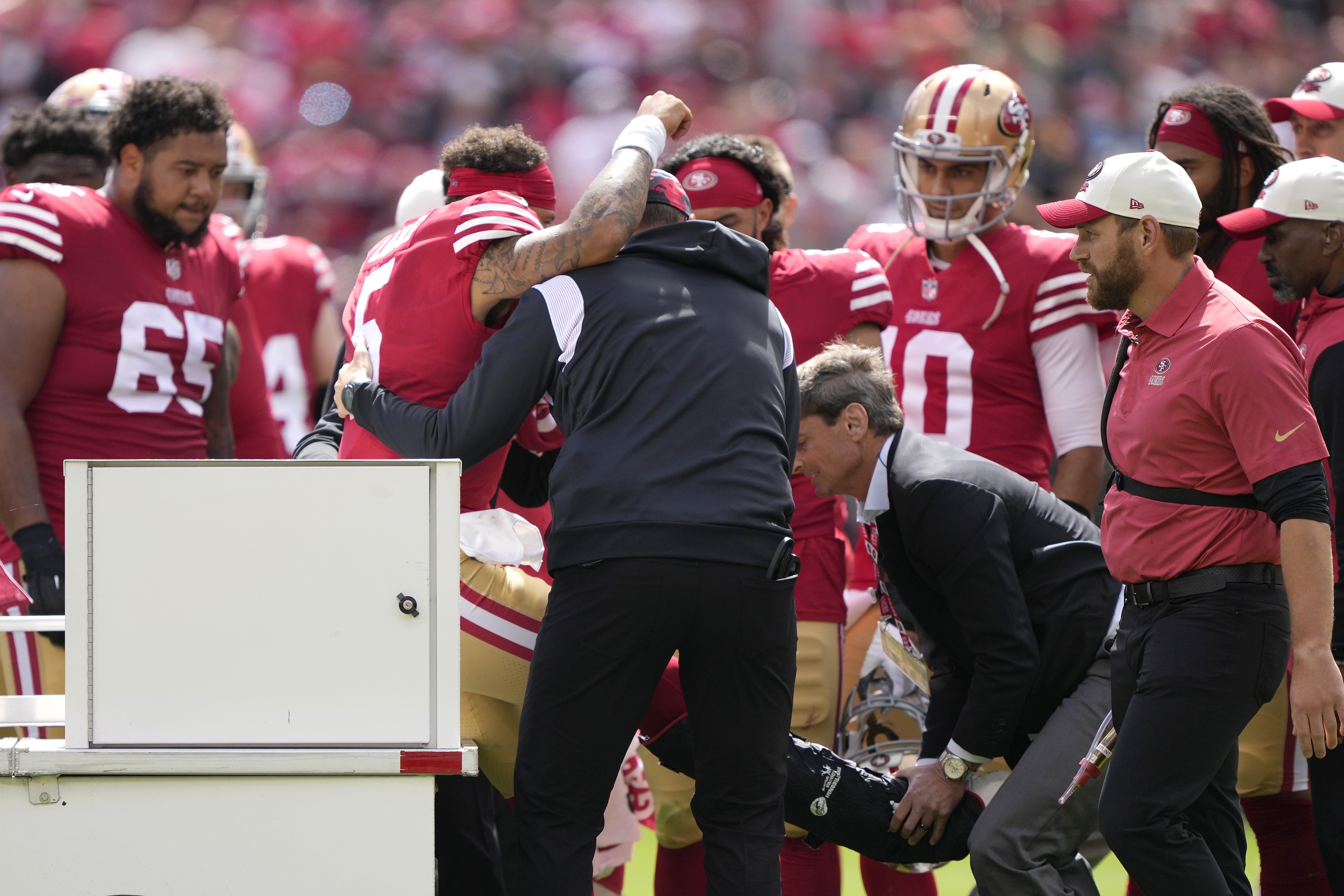 49ers QB Trey Lance Out For Season With Broken Ankle – NBC Bay Area