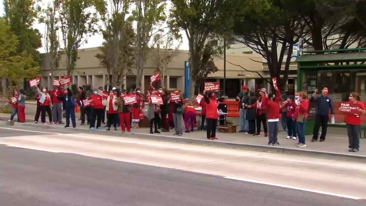 Kaiser Nurses Picket Across State for Better Health Safety, Short Staffing - Vimarsana News