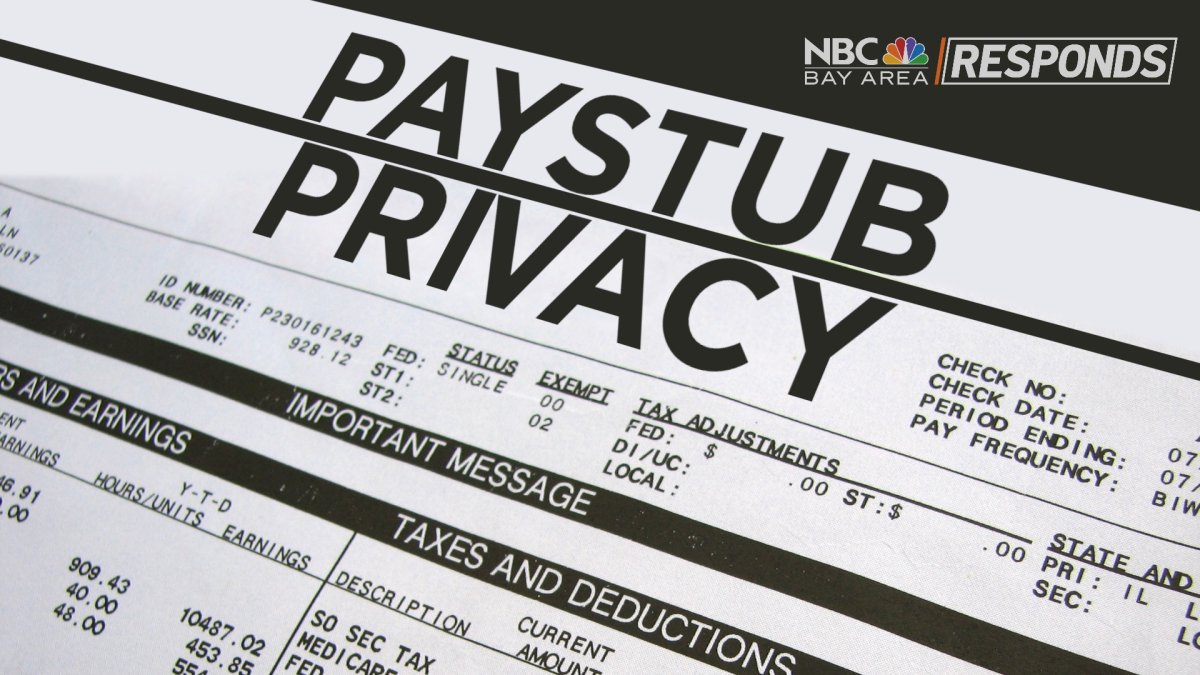 Paystub Privacy Probe – NBC Bay Area - Vimarsana News