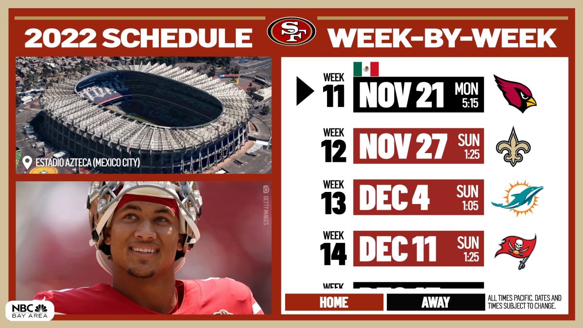 Fight for What's Ours. The 49ers 2022 Schedule is Here 