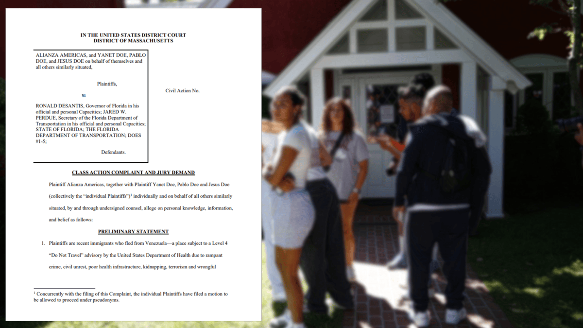 Migrants Suing Florida for Martha's Vineyard Flight Getting Death Threats, Lawyers Say – NBC Bay Area - Vimarsana News