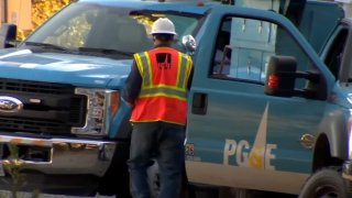 File image of a PG&E worker.