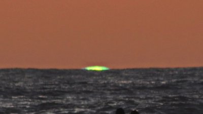 Chasing the Green Flash at Sunset