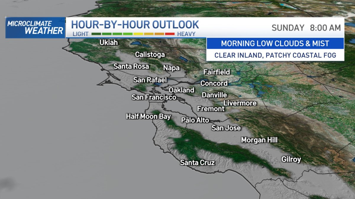Forecast: Coastal Fog, Cooling Sunday – NBC Bay Area