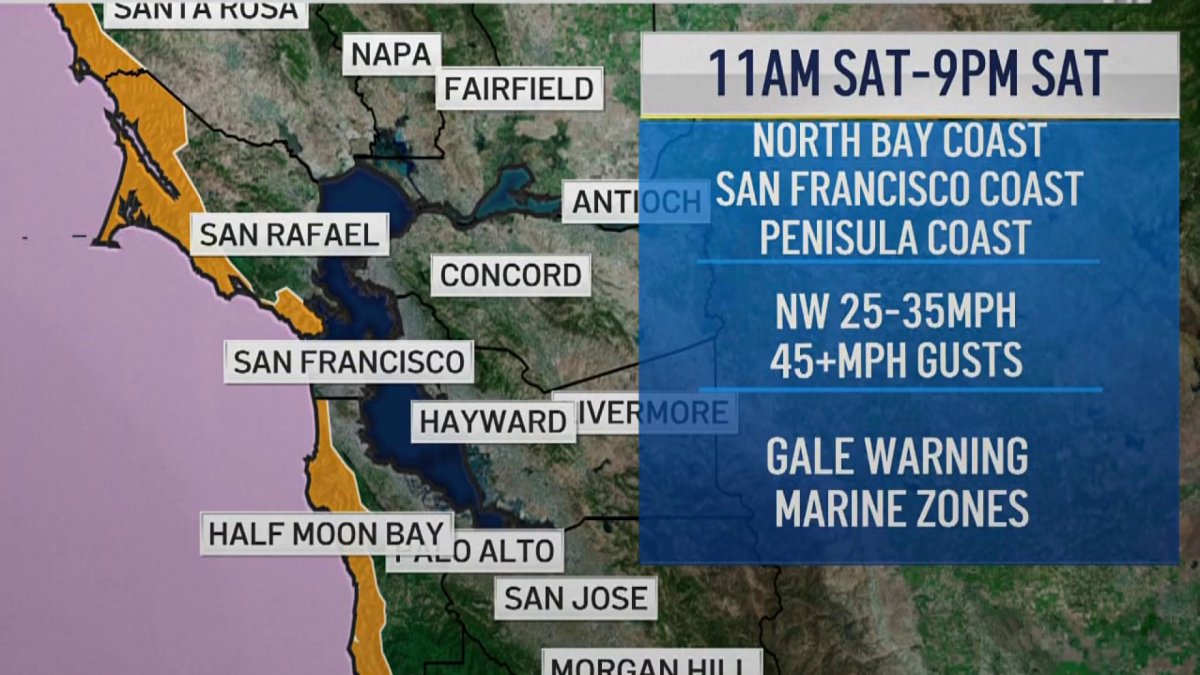 Forecast: Wind Advisory in the North Bay, Cooler Temperatures – NBC Bay ...