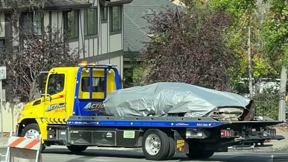 No Human Remains Found Inside Buried Atherton Car NBC Bay Area