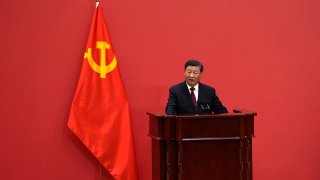 Chinese President Xi Jinping speaks