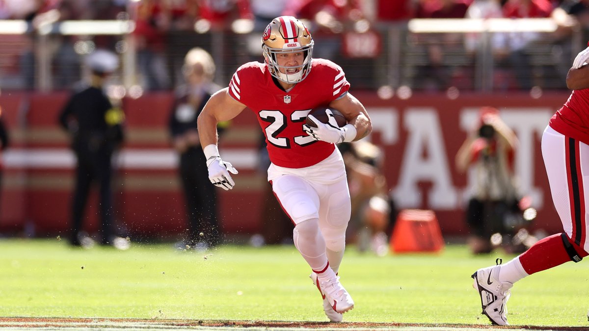 49ers count on bigger impact in game 2 with McCaffrey