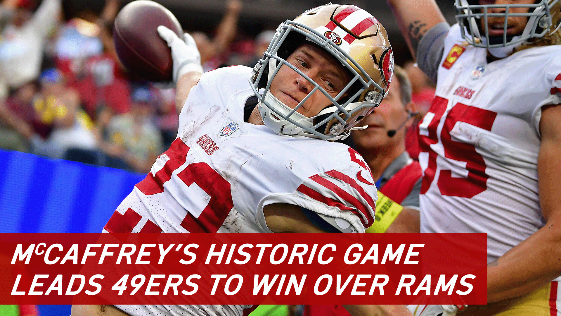 Christian McCaffrey Makes NFL History in 49ers' Win Over Rams