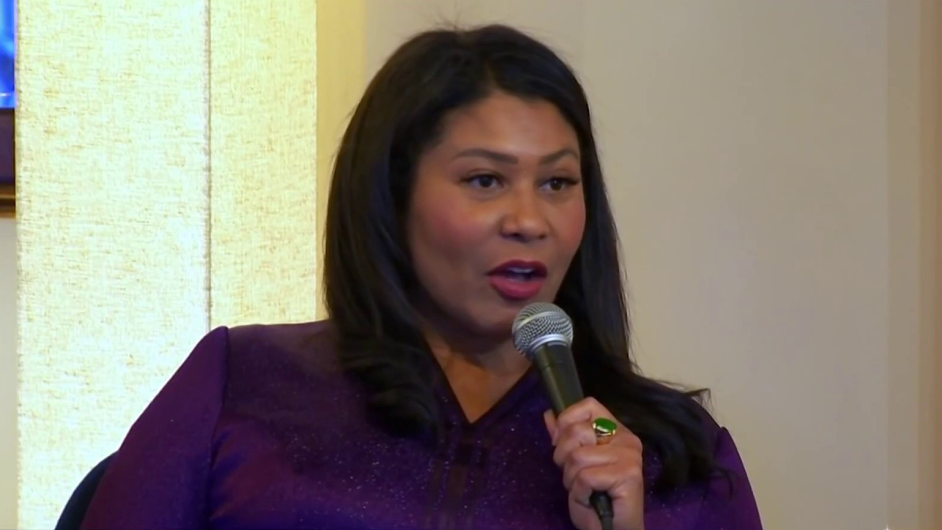 London Breed on X: It was an honor to throw out the first pitch