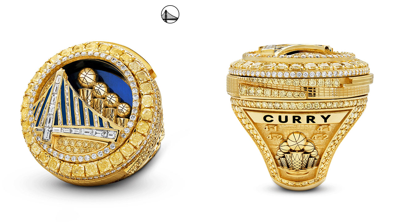 Check out Warriors' jaw-dropping, massive 2022 NBA championship rings – NBC  Sports Bay Area & California