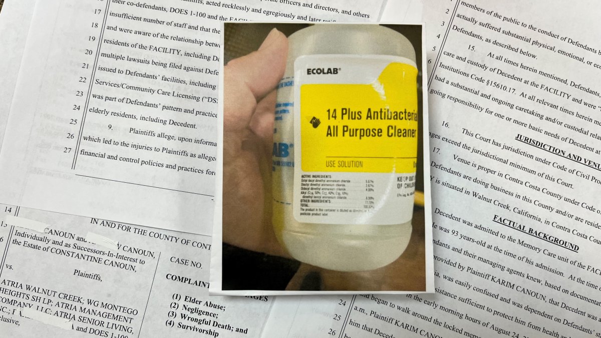 Photo Released of Chemical Bottle in Senior Care Poisoning Lawsuit - Vimarsana News