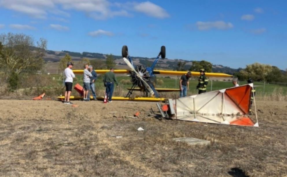 No One Injured Following Vintage Biplane Crash at Petaluma Airport - Vimarsana News
