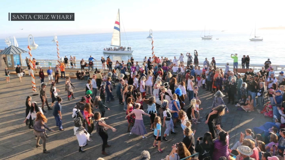 Spooky Times on Santa Cruz Wharf for Halloween