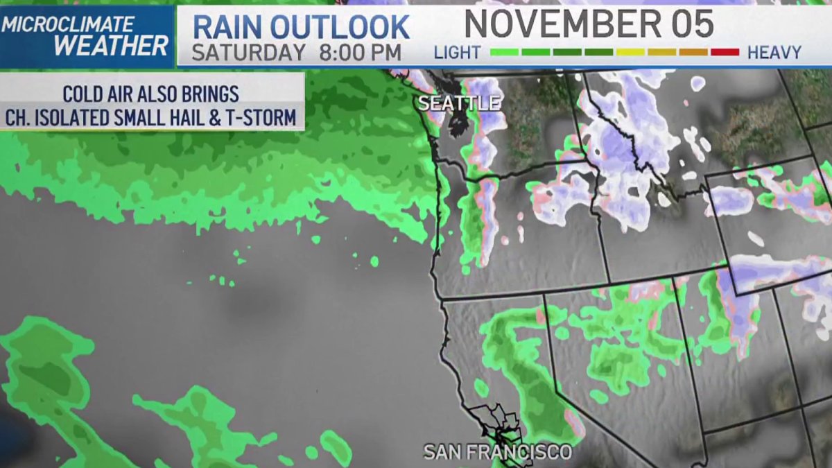 Forecast: Spotty Rain – NBC Bay Area