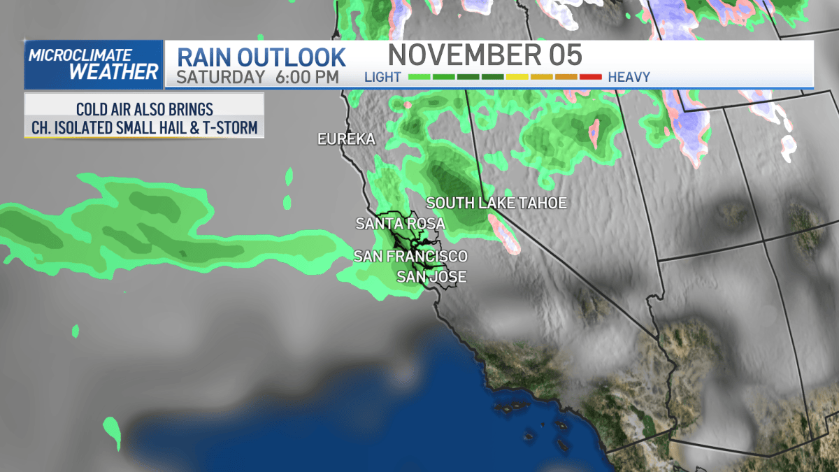 Jeff’s Forecast: Updated Rain & Sierra Snow Chances – NBC Bay Area