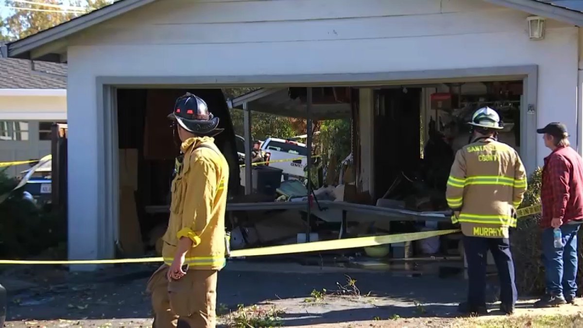 Pickup Truck Crashes Into Saratoga House NBC Bay Area