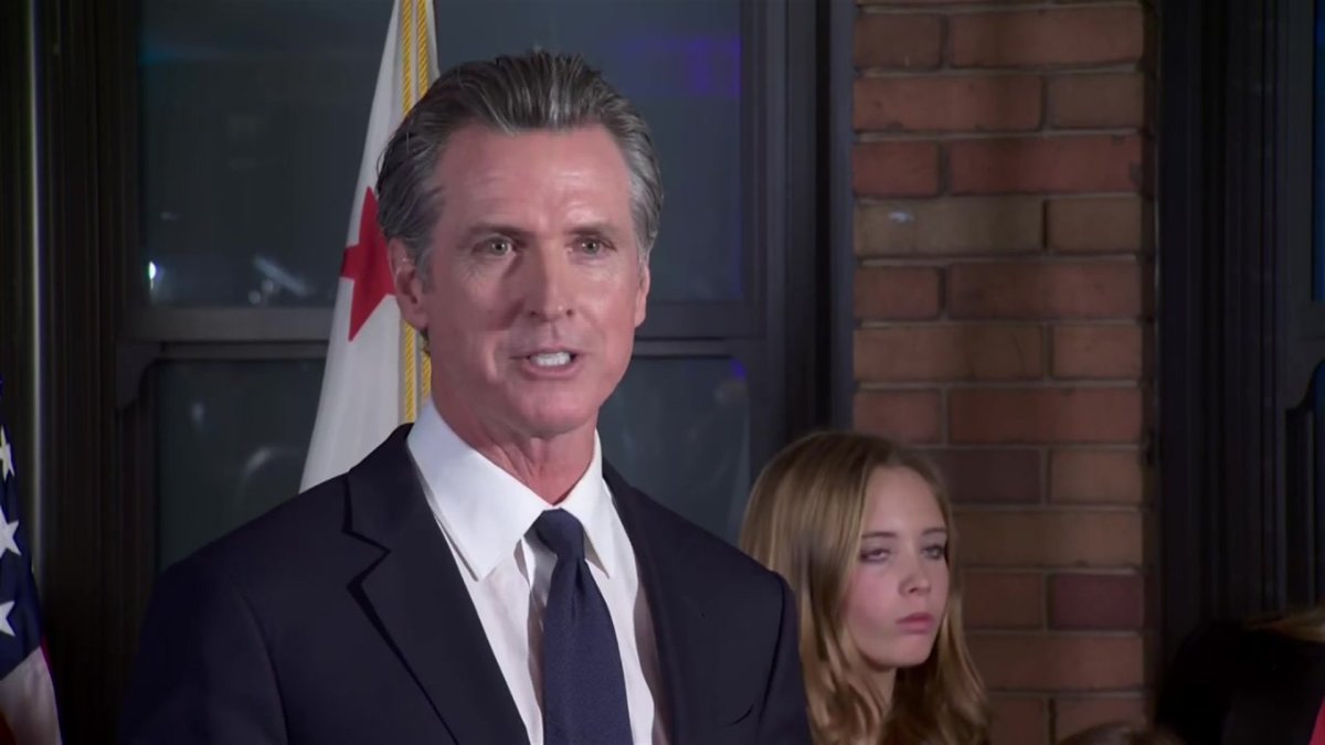 Watch: Governor Gavin Newsom Speaks Out After Projected Win – NBC Bay Area
