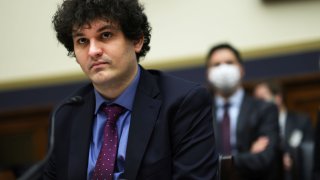 CEO of FTX Sam Bankman-Fried testifies during a hearing before the House Financial Services Committee at Rayburn House Office Building on Capitol Hill December 8, 2021 in Washington, DC.