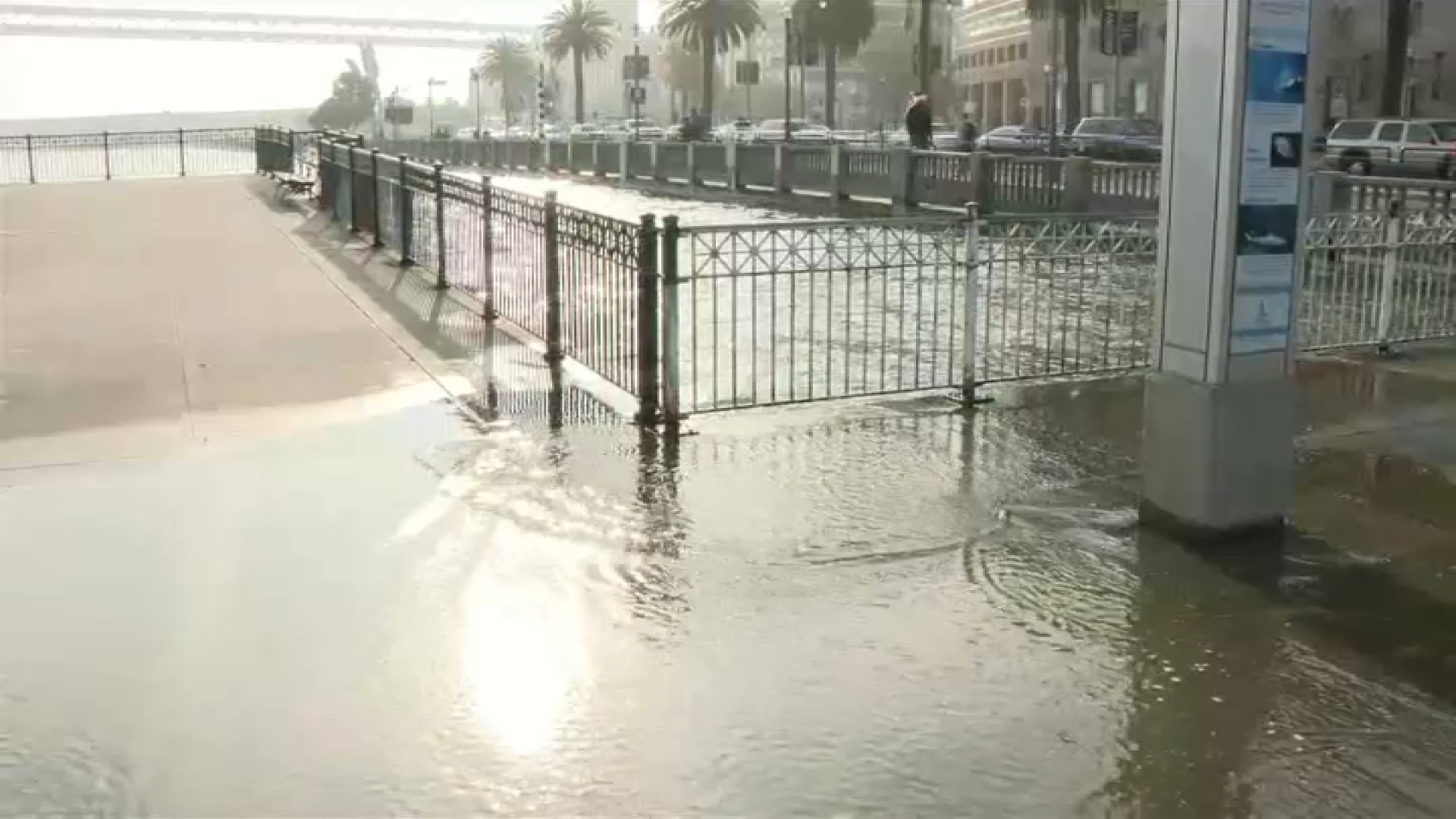 King Tides Brings Coastal Flooding In Bay Area