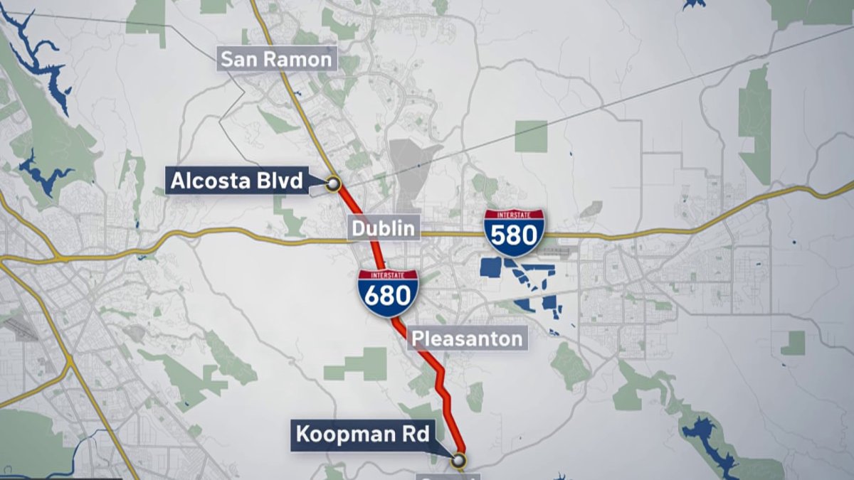 I-680 Paving Project to Begin Monday in the East Bay – NBC Bay Area