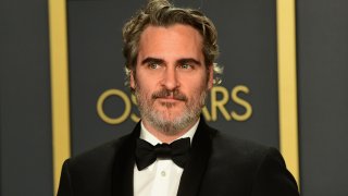 FILE - US actor Joaquin Phoenix poses in the press room