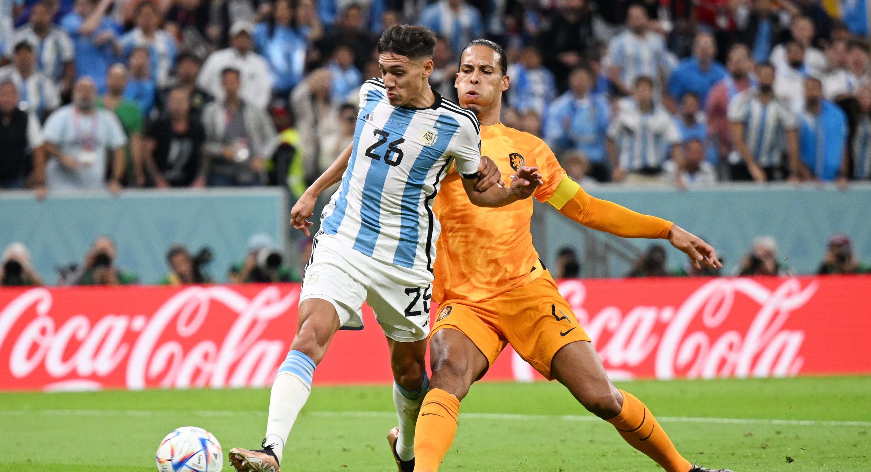 Nahuel Molina of Argentina during the FIFA World Cup, Qatar