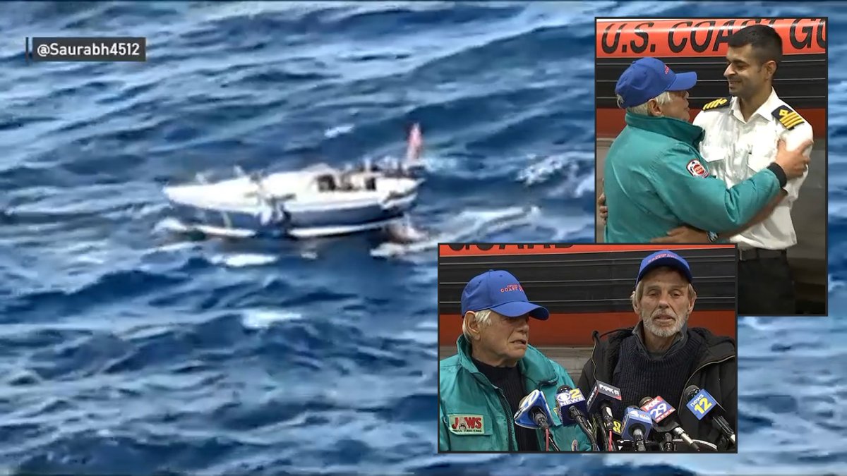 Boat Rescue NJ: Men Saved at Sea After Trying to Sail from Cape May to Florida – NBC Bay Area - Vimarsana News