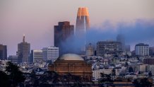 Fog can appear in all different shapes and colors, but no matter its appearance, it's always made of the same thing: tiny water droplets — much smaller than raindrops, or even the mist that comes out of a spray bottle.