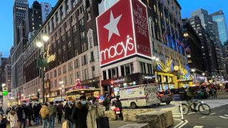 Macy’s flagship store in Herald Square in New York, Dec. 23, 2021.