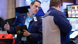 Traders on the floor of the NYSE, Jan. 3, 2023.