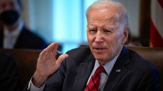 U.S. President Joe Biden speaks during a cabinet meeting in the Cabinet Room of the White House January 5, 2023 in Washington, DC.