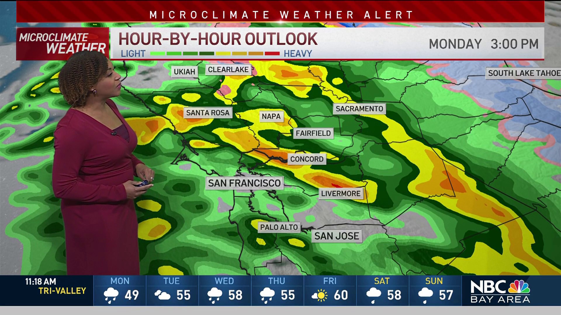 Forecast: More Rain Today And Midweek – NBC Bay Area