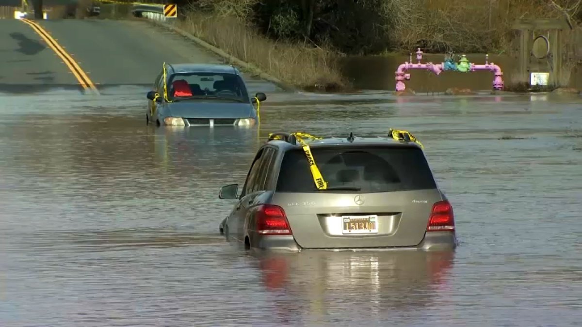 Flooded Roads, Water Rescues in the North Bay NBC Bay Area