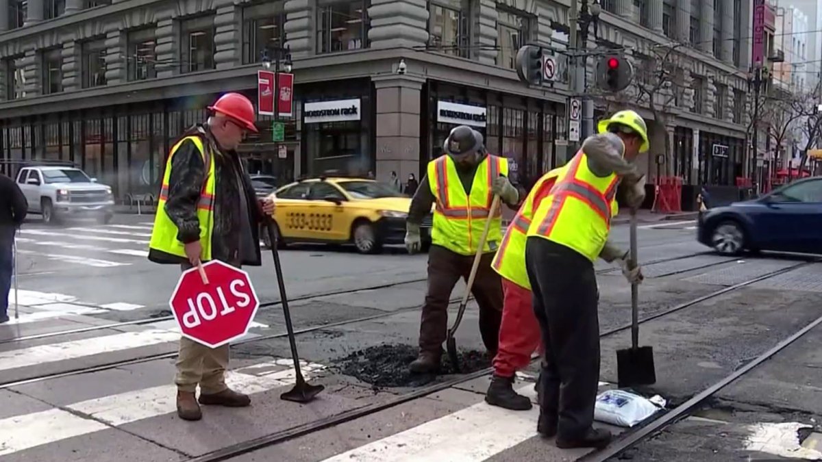 Crews Work to Fill Hundreds of New Potholes in San Francisco NBC Bay Area