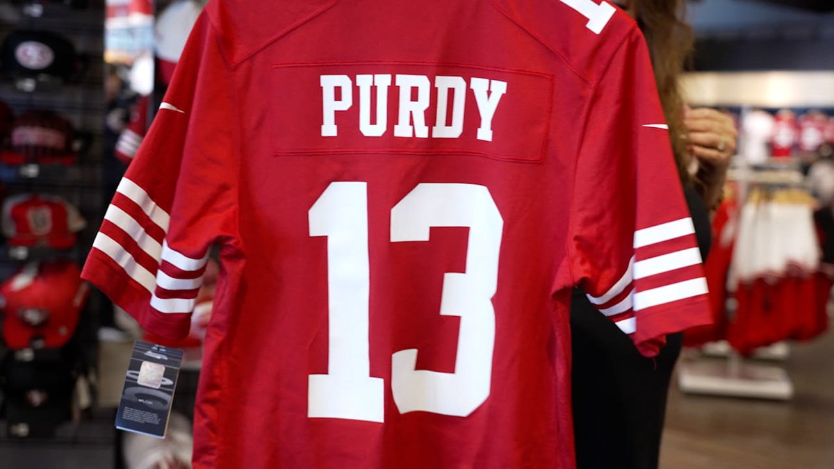 brock purdy 49ers jersey